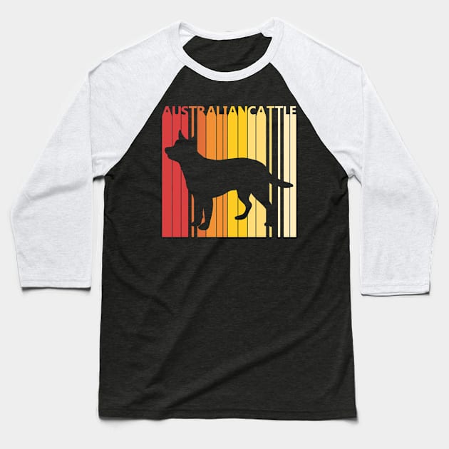 Vintage Australian Cattle Dog Baseball T-Shirt by GWENT